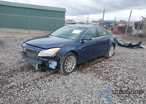 2011 Buick Regal Cxl Russelsheim from USA, damaged, VIN W04GU5GC4B1000199